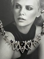Swarovski Statement-Collier – Schwarzer Kristall & Perlen