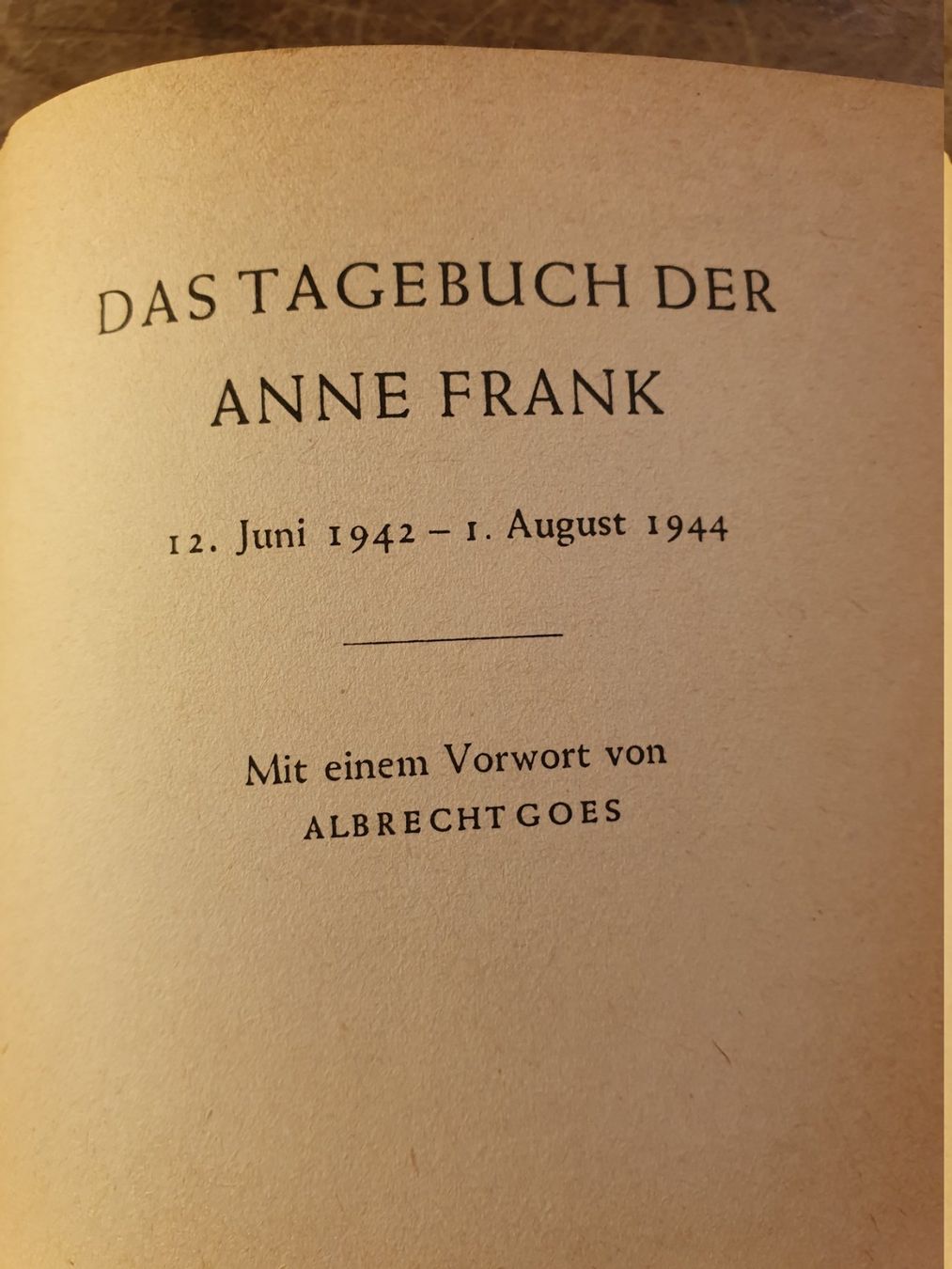 Bücher: Das Tagebuch der Anne Frank – Gebraucht aus Zürich von loosebone 2