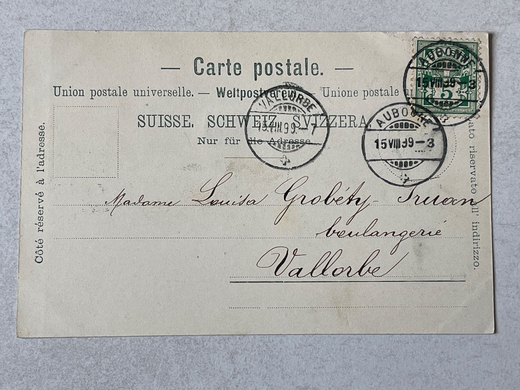 Cartoline postali: Alte Ansichtskarte von Lausanne, Schweiz – Usato da Strengelbach venduto da Aschatan5 1