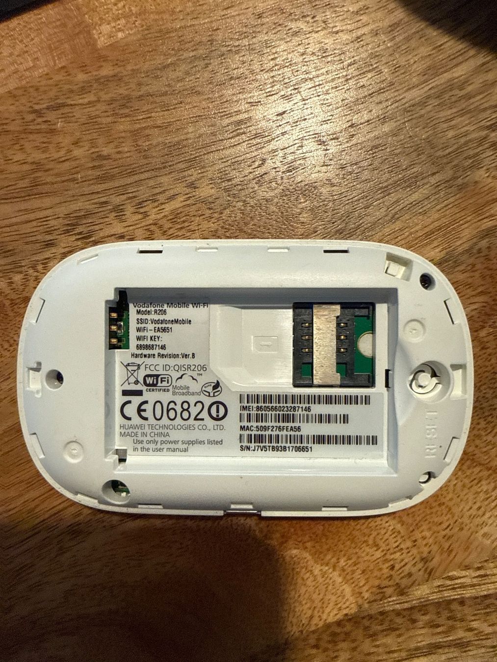 Modem & Router: Vodafone Mobile Wi-Fi R206 – Usato da Neerach venduto da Nummerschild16
