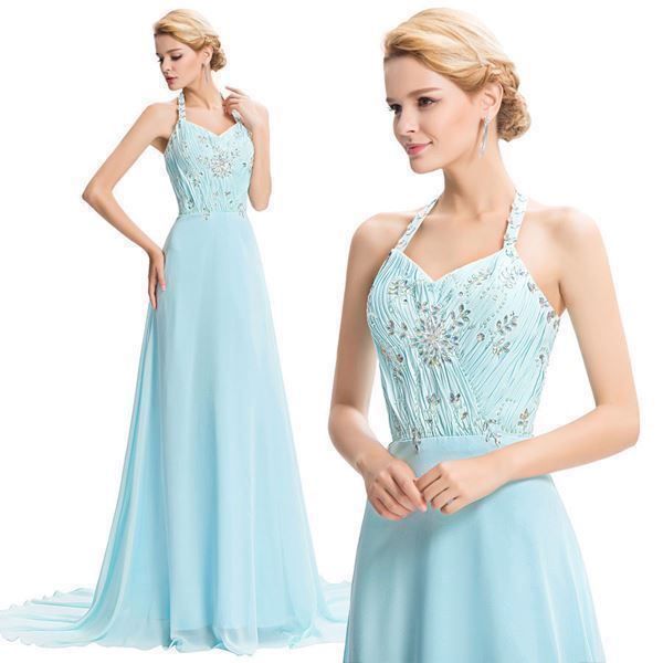 Kleider: Abendkleid hellblau Gr. 34, 42, 44 oder 46 – Neu und originalverpackt aus turbenthal von lory300zx 1