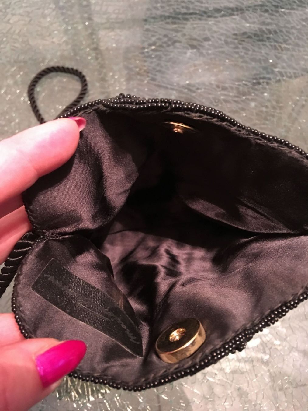 Borse da donna: neue schwarz/silbrige Abendtasche – Nuovo (secondo la descrizione) da Oftringen venduto da andrax 3