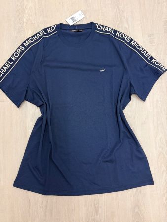 Michael Kors Herren T-Shirt XL Logo navy, neu mit Etikett