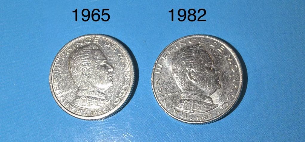 Tutti le monete: Monaco: Pièces de 1/2 centimes  rares – Usato da SION venduto da MARCO-P-SION 4
