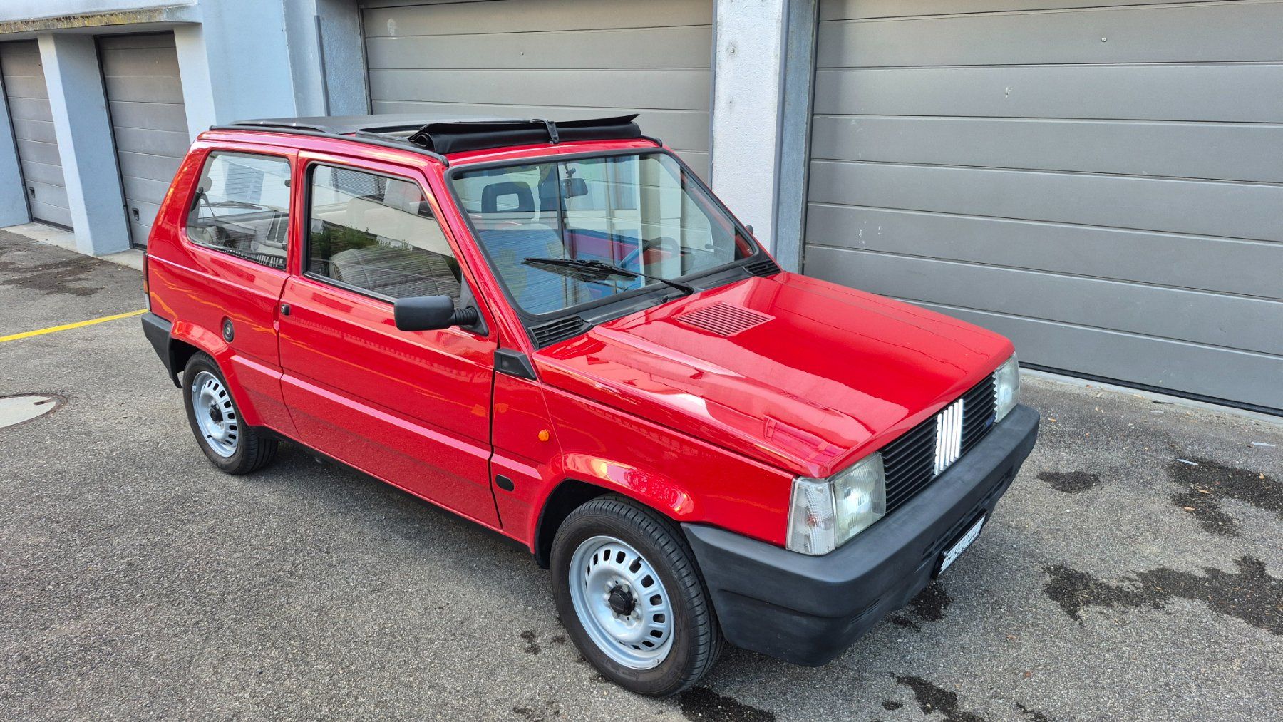 Fiat Automobili: Fiat Panda ab MFK mit Schiebedach – Usato da Zürich venduto da Rauber49