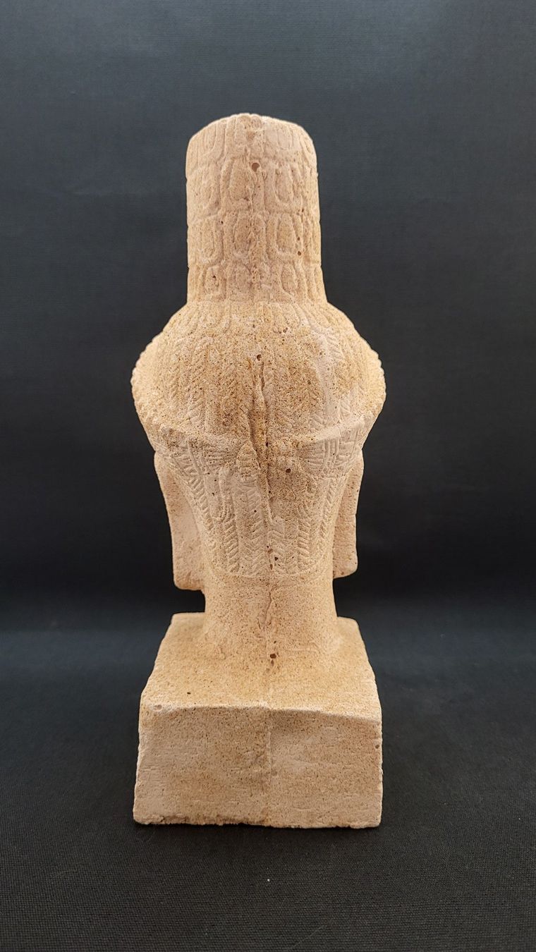 Sculture & Statue: Shiva-Kopfstatue Khmer – Usato da Basel venduto da spinne02 5