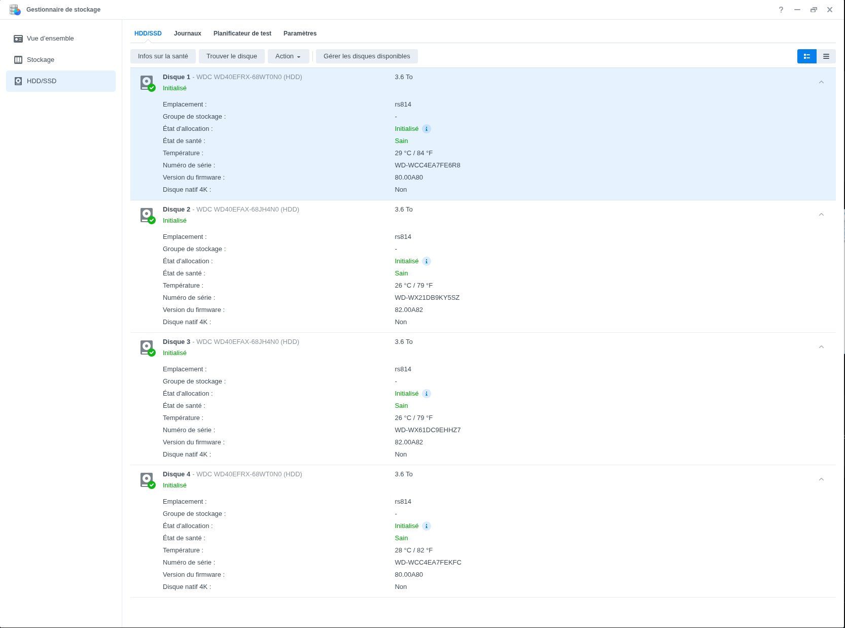 Synology Server: Synology RS814+ 16TB – Usato da Delémont venduto da breacH 4