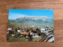 Buchs SG Ansichtskarte mit Kreuzberge Panorama