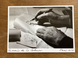 AK René Burri. Les mains de Le Corbusier, 1959