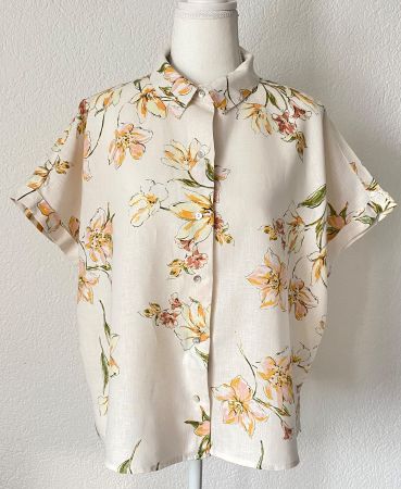 Rachel Roy Leinenbluse Grösse M