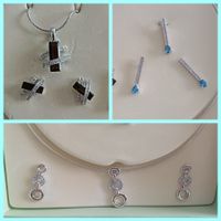 Parure Gevan Neuve, Collier, Boucles d'oreilles lot de trois