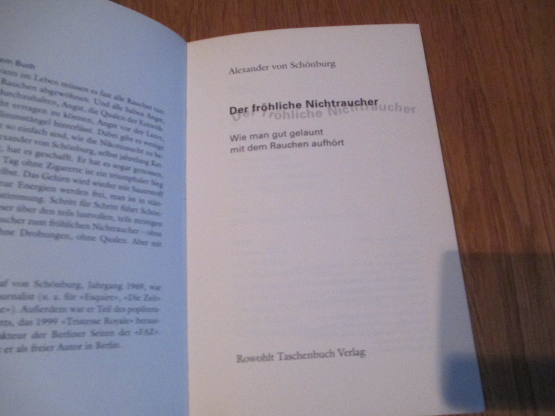 Libri: Der Fröhliche Nichtraucher ! – Usato da Landquart venduto da Froneri 2