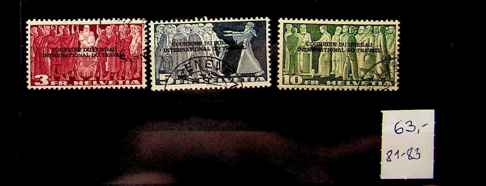 Alle Briefmarken: SUISSE SERVICES TIMBRES OBLITÉRÉS BIT SBK 63.00 /U705 – Gebraucht aus Estavayer-le-Lac von nane85