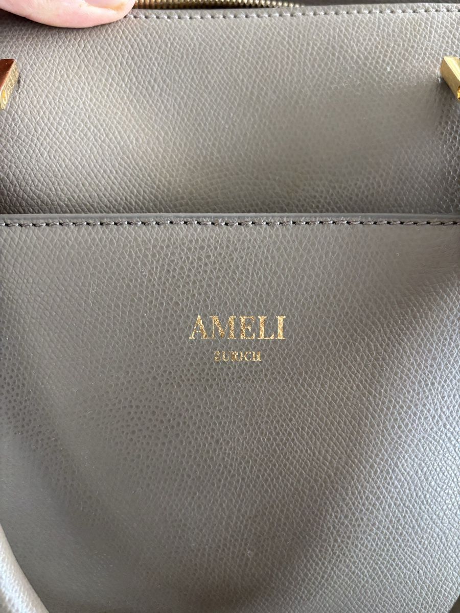 Alemi Borse: Ameli / Alemi Central in greige mit Clutch – Usato da Zollikon venduto da DomisThings 1