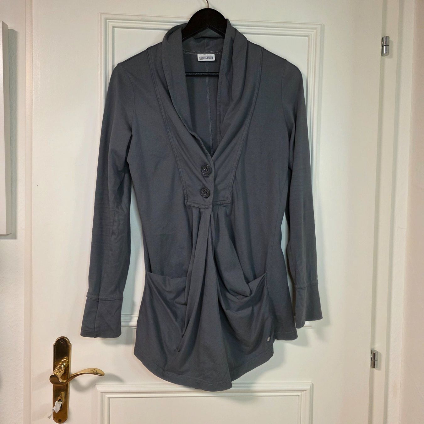 Jacken: Street One , Grau, Baumwolle, Größe M Strickjacke – Gebraucht aus Wald ZH von CapLux 5