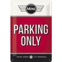 Blechschild 3D-MINI PARKING ONLY