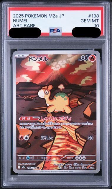 Pokémon Carte collezionabili: Pokémon - PSA 10 - Numel (M2A 198) – Nuovo (secondo la descrizione) da Cortaillod venduto da CelestiumCards