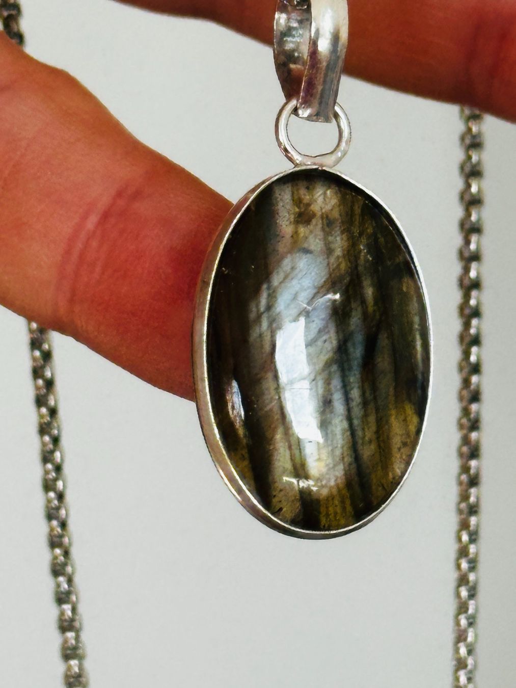 Catenine: Labradorite Gemstone Handmade Jewelry necklace – Nuovo e nell'imballaggio originale da Genève venduto da AGBERG 4