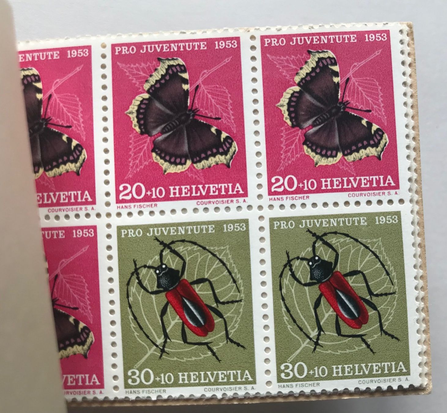 Tutti i francobolli: Pro Juventute 1953 Markenheft 2 ** braun – Nuovo (secondo la descrizione) da Nuglar venduto da Stamp88 1