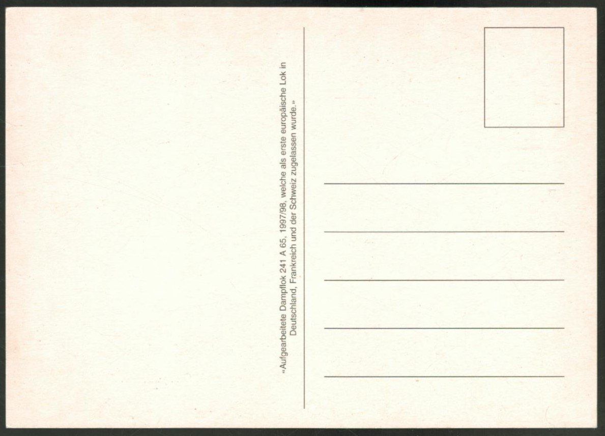 Cartoline postali: AK Dampflokomotive – Usato da Zürich venduto da Tolima194 1