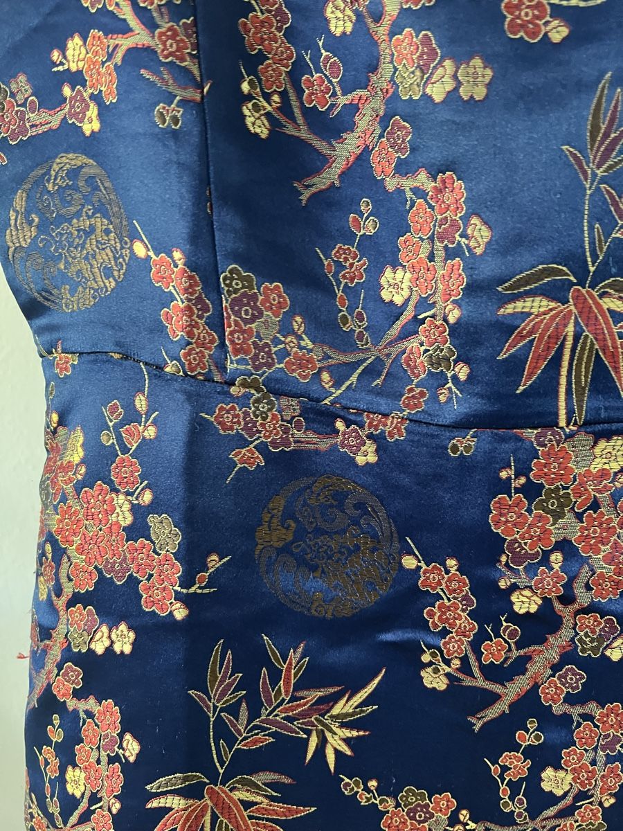 Vestiti: Kleid blau chinesischem Blumenmuster – Nuovo (secondo la descrizione) da Siebnen venduto da sellingmystuff1 4