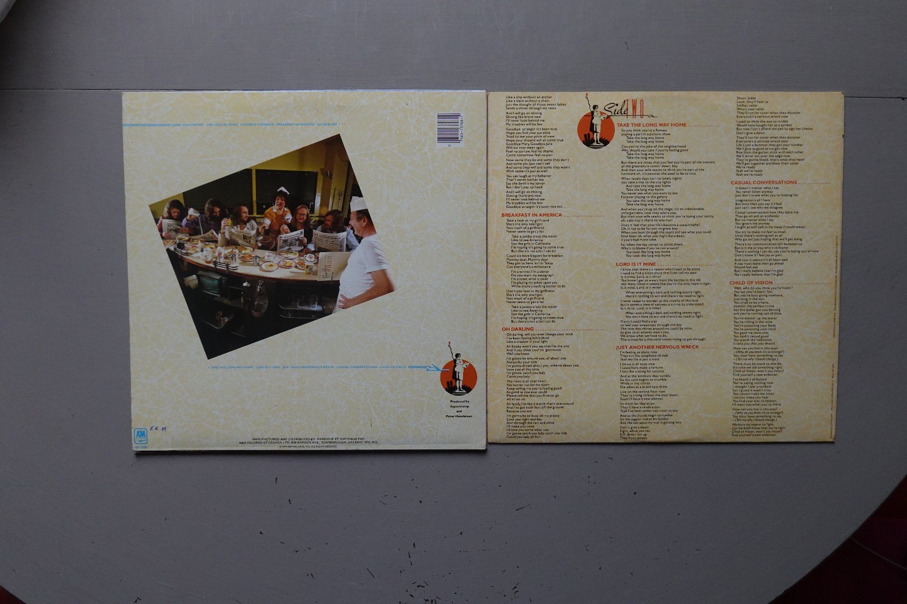 Dischi in vinile: Supertramp Breakfast in America – Usato da undervelier venduto da usc_7wvr 1