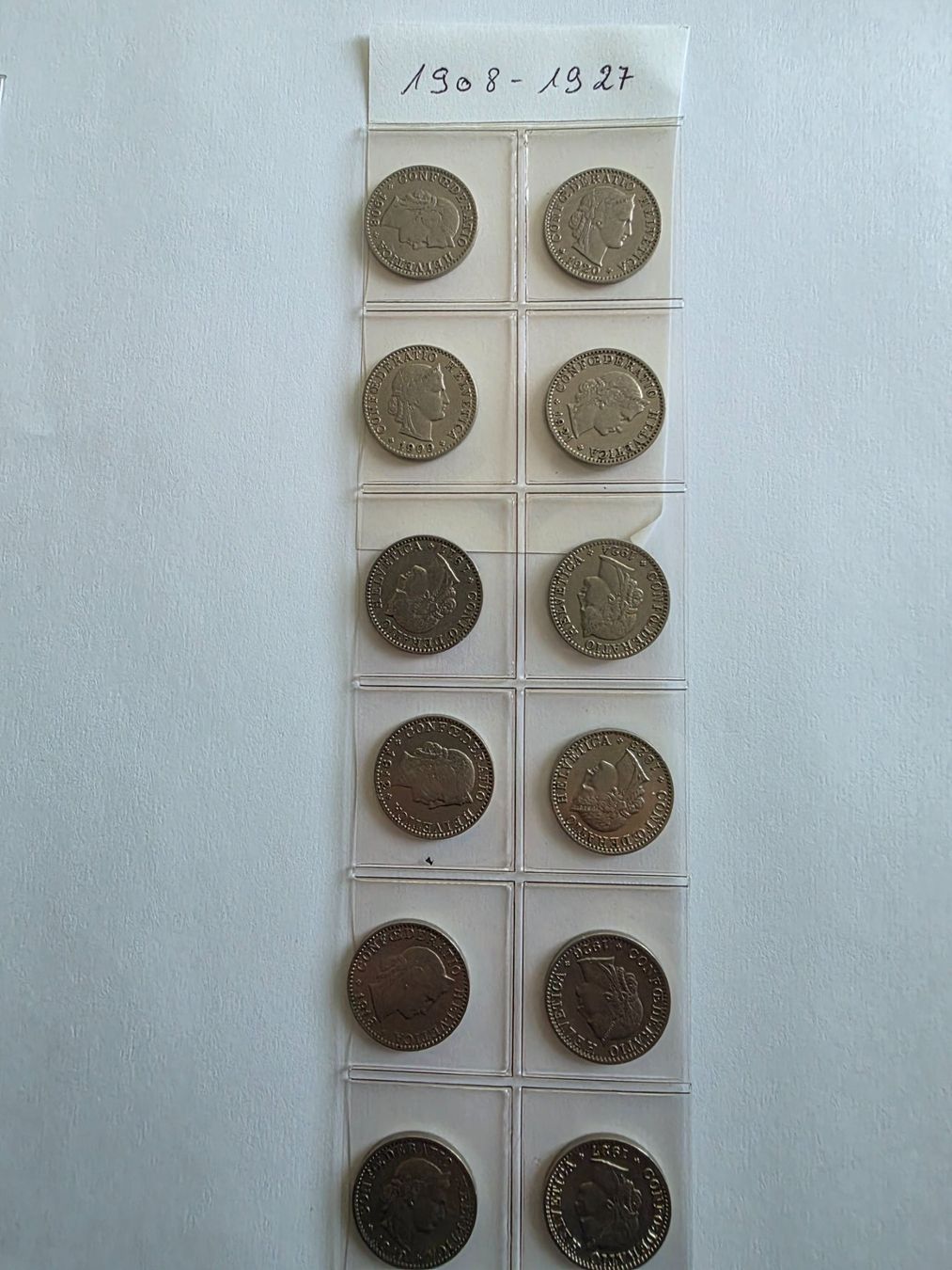 Tutti le monete: Pièces de 20 ct. de 1891 à 1993 – Usato da Concise venduto da coolinvest 2