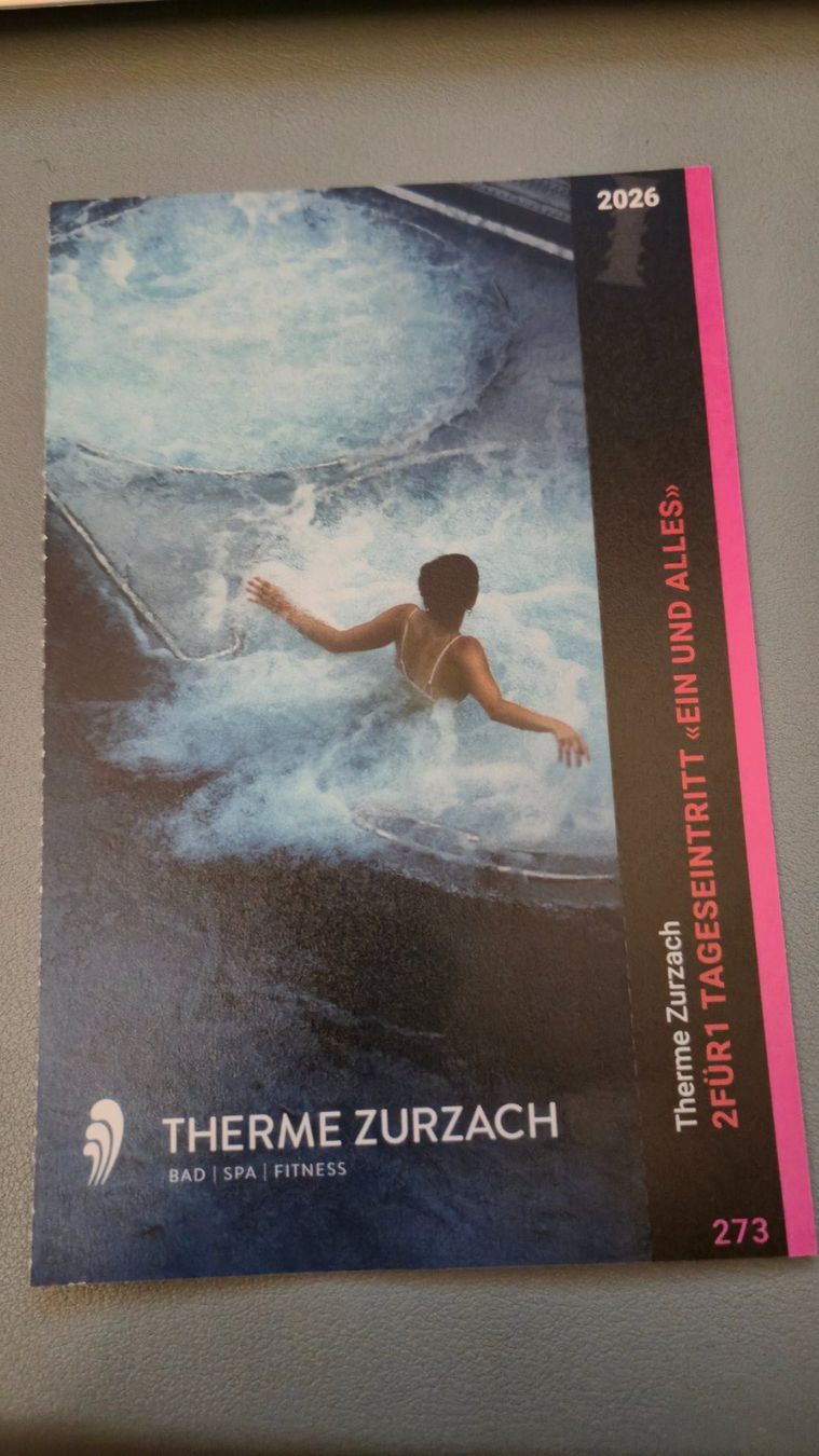 Therme Zurzach 2 für 1 Eintritt Thermalbad Bad Zurzach (Neu und ...