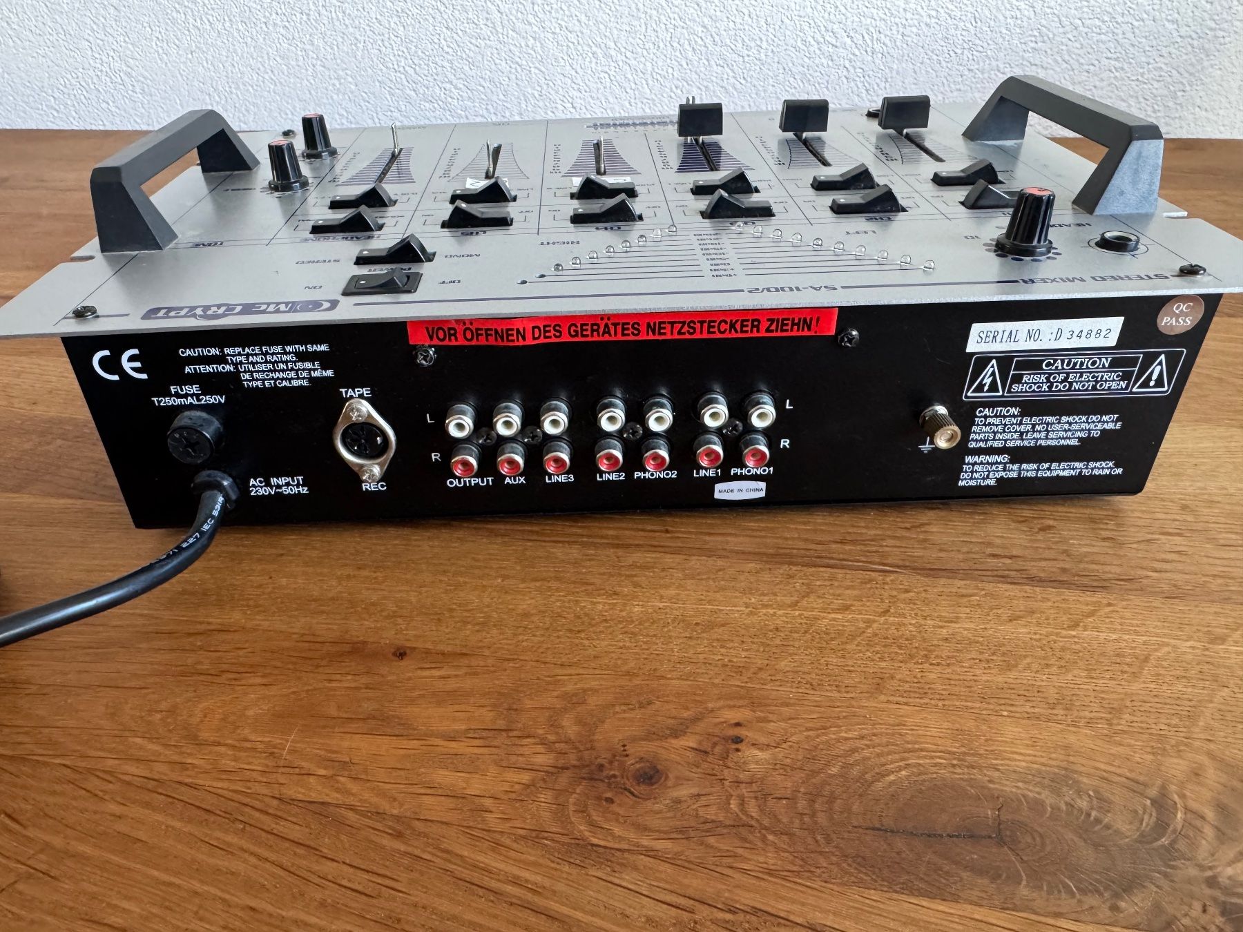 Mischpulte: Stereo Mixer MC Crypt SA 100/2 – Gebraucht aus Frauenfeld von difi67 3