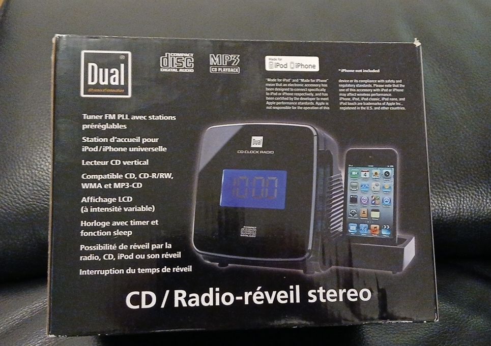 Dual Radio: Dual CD Radio Wecker mit iPod Dock -  Neu! – Nuovo e nell'imballaggio originale da Spreitenbach venduto da rab2000