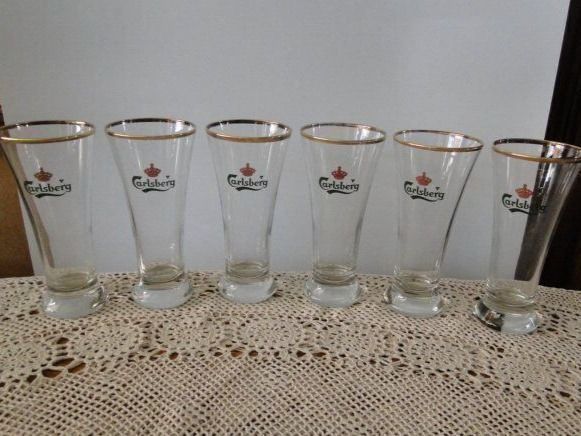 Verres: Vintage Carlsberg Biergläser 1990er – D'occasion à Emmenbrücke par Ulisse-22 1