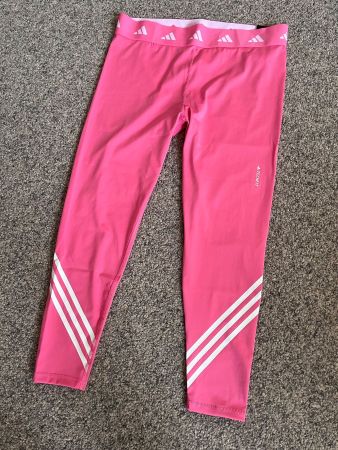ADIDAS Tights, pink/weiss, 7/8 Länge, Gr.XL 42-44 fabrikneu