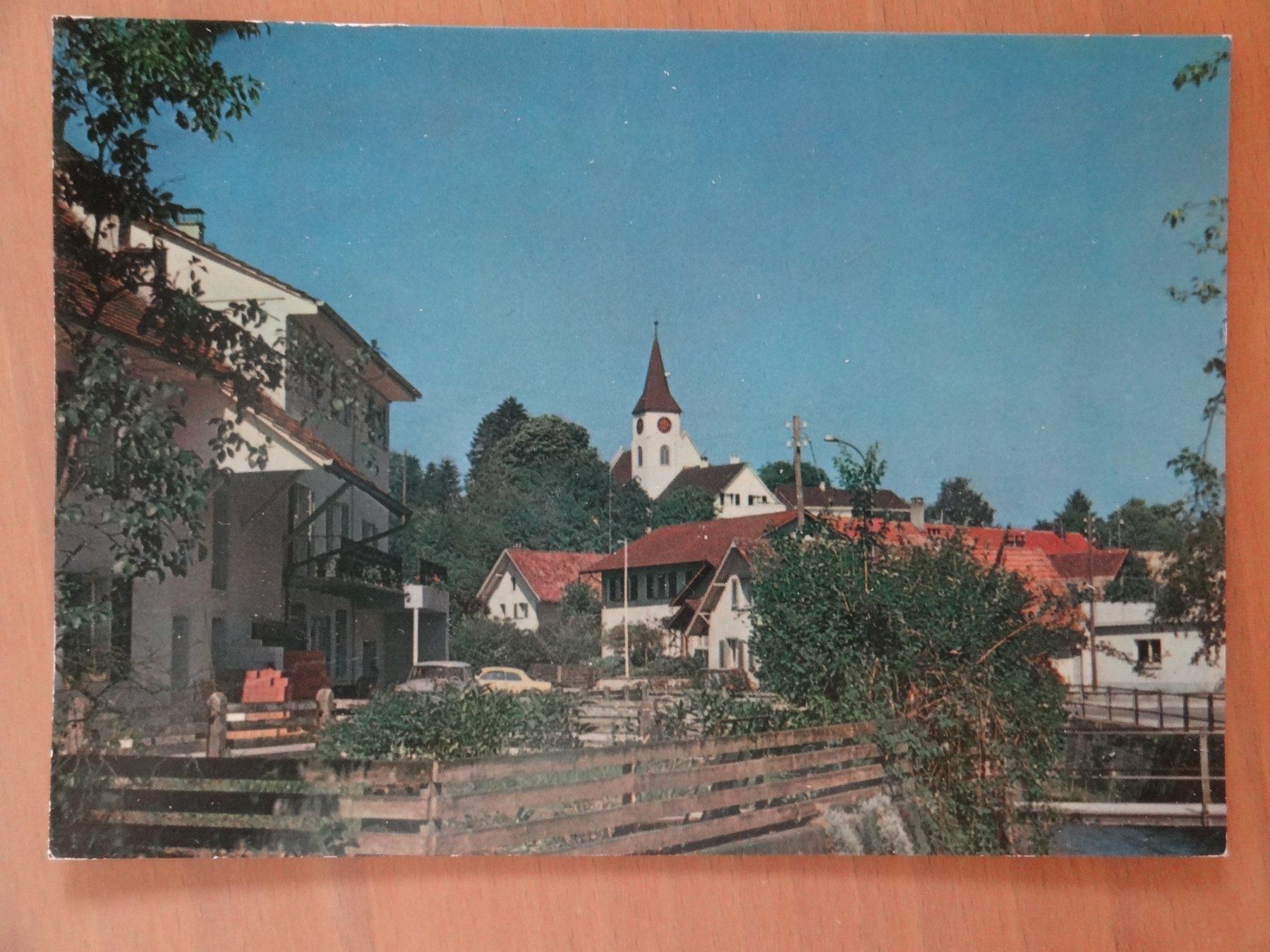 Ansichtskarten: Möhlin - Dorfpartie - 1980 – Gebraucht aus St Léonard von Riglin