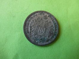Oesterreich 1872, 10 Kreuzer  - Silber