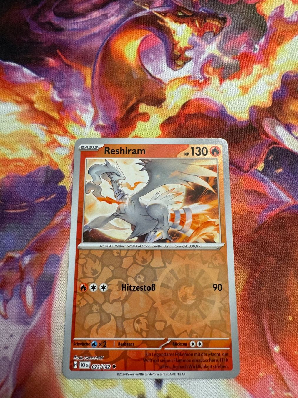Pokémon Sammelbilder & Trading cards: Reshiram (SCR 022) / Reverse Holo -DE- / Stellarkrone – Neu (gemäss Beschreibung) aus Bülach von CherryBlu