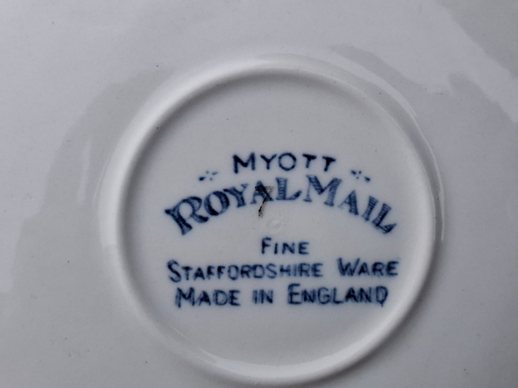 Set di piatti: Service à thé Myott en faïence, Royal Mail – Usato da Neuchâtel venduto da Grandloupblanc 3