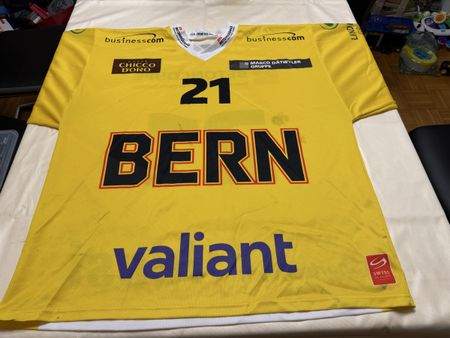 SC Bern Gameworntrikot Junioren Nummer 21 Grösse XL