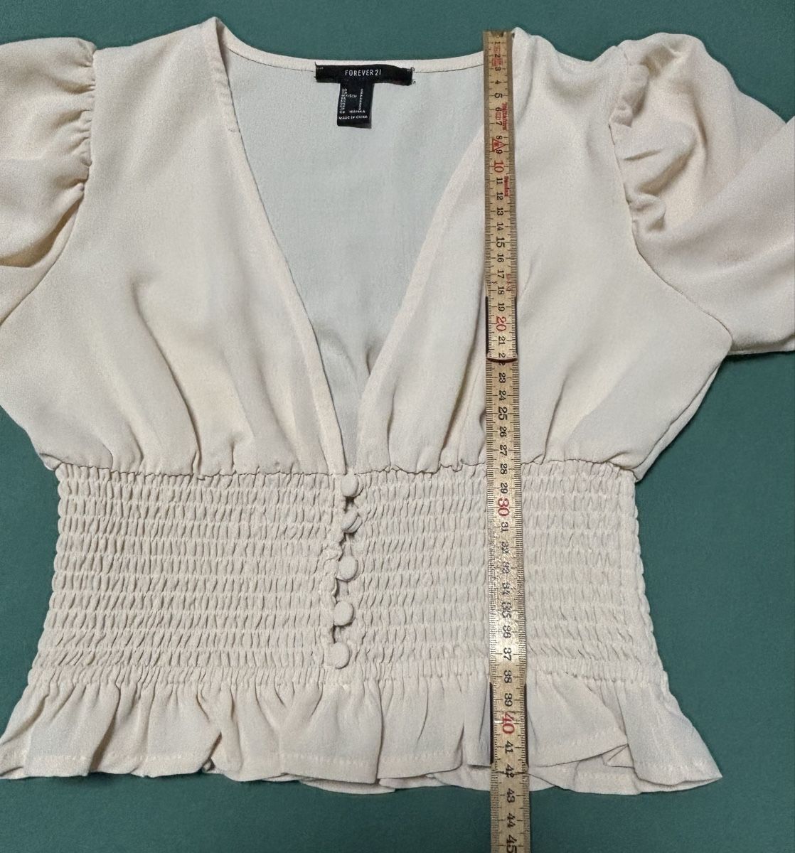 Camicette: Forever 21 Bluse, Cremeweiss, Grösse S – Nuovo (secondo la descrizione) da Zollikerberg venduto da Jvac2 1
