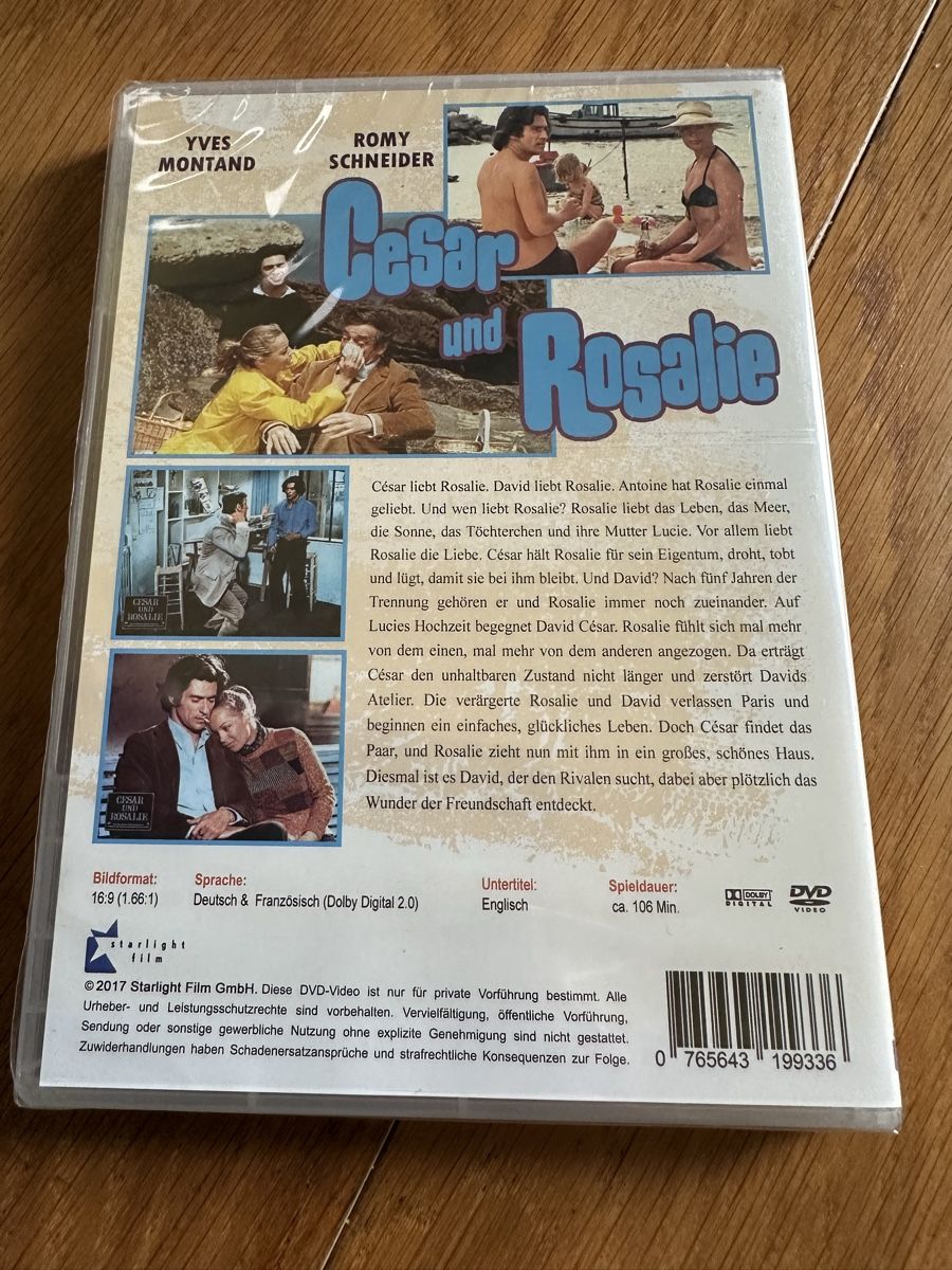 Alle DVDs: Caesar und Rosalie DVD, Romy Schneider, Neu – Neu und originalverpackt aus Benken ZH von Audi-erich 1