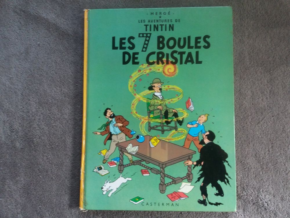 Boîte Tintin Pixi - Les 7 Boules De Cristal (Alcazar), édition Limitée Bleue