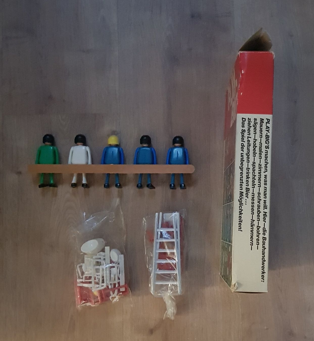 Giocattoli: Play Big "Bauarbeiter- Set" (OVP/ neuwertig!) – Usato da Aarau venduto da Vintage1969 3