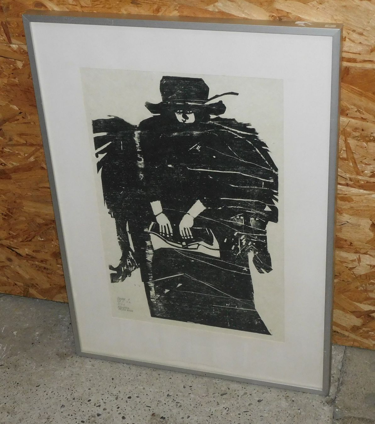 Xilografie: Holzschnitt Werner Hofmann limitierte grosse Lithografie – Usato da Sursee venduto da 76 1