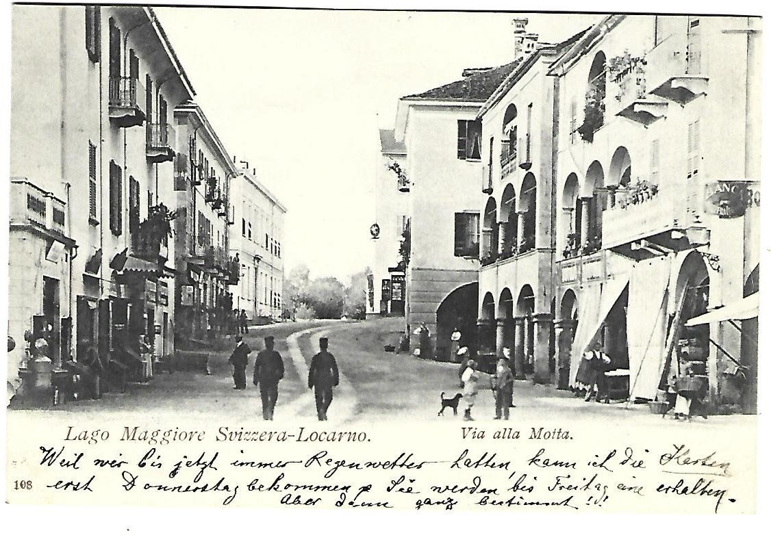 Cartes postales: Locarno Via alla Motta – D'occasion à Wetzikon ZH par Brulu100