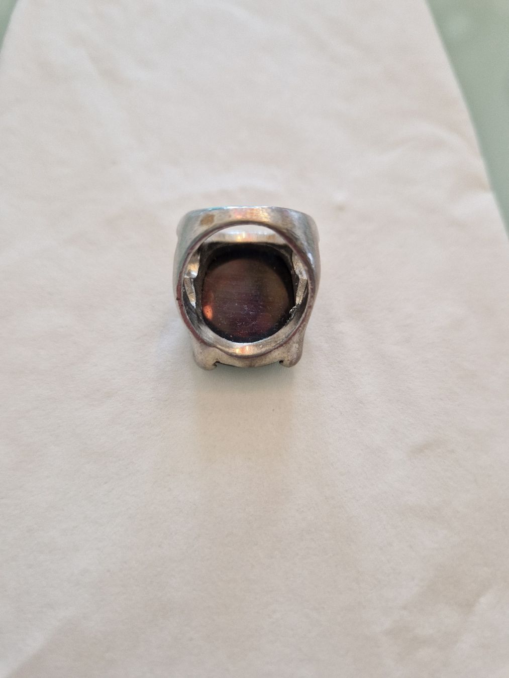 Anelli: Vintage Ring mit schwarzem Stein – Usato da Jona venduto da HappyHappyHappyHappy 3