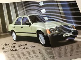 Prospekt MERCEDES-BENZ 200-300E, 85, wie NEU, richtig schön!