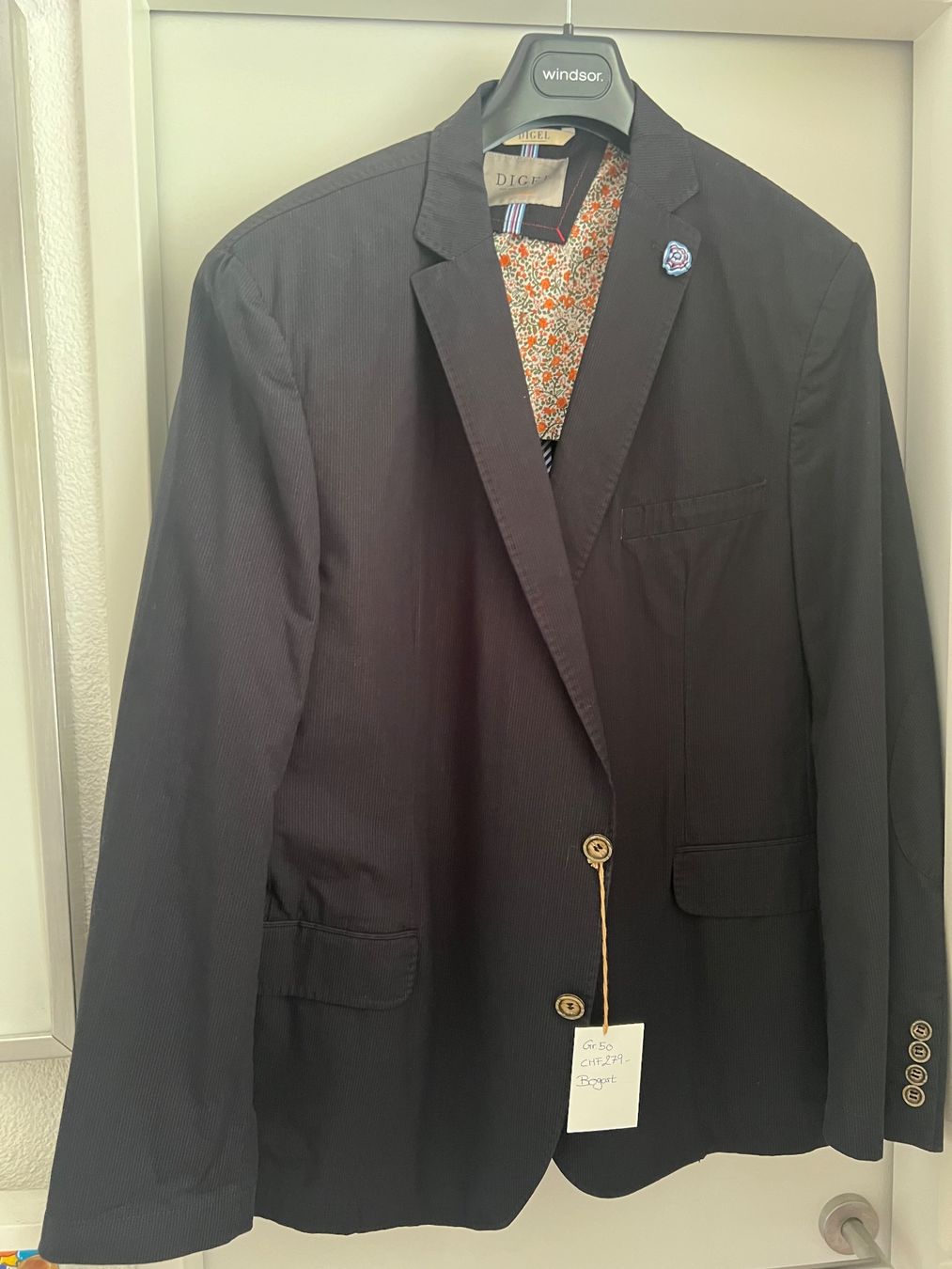 Giacche: Sakko Jacke DIGEL 58/29 Dunkelblau neu – Nuovo (secondo la descrizione) da Dornach venduto da samuti