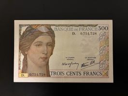 300 Francs FRANCE 1938 F.29.01