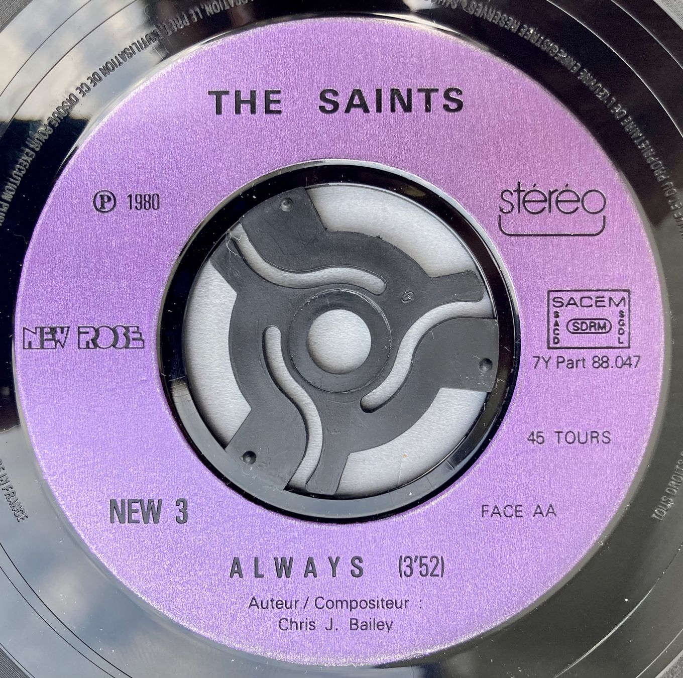 Dischi in vinile: THE SAINTS - ALWAYS-IN THE MIRROR – Usato da Poliez-Pittet venduto da Newtown-Records 3