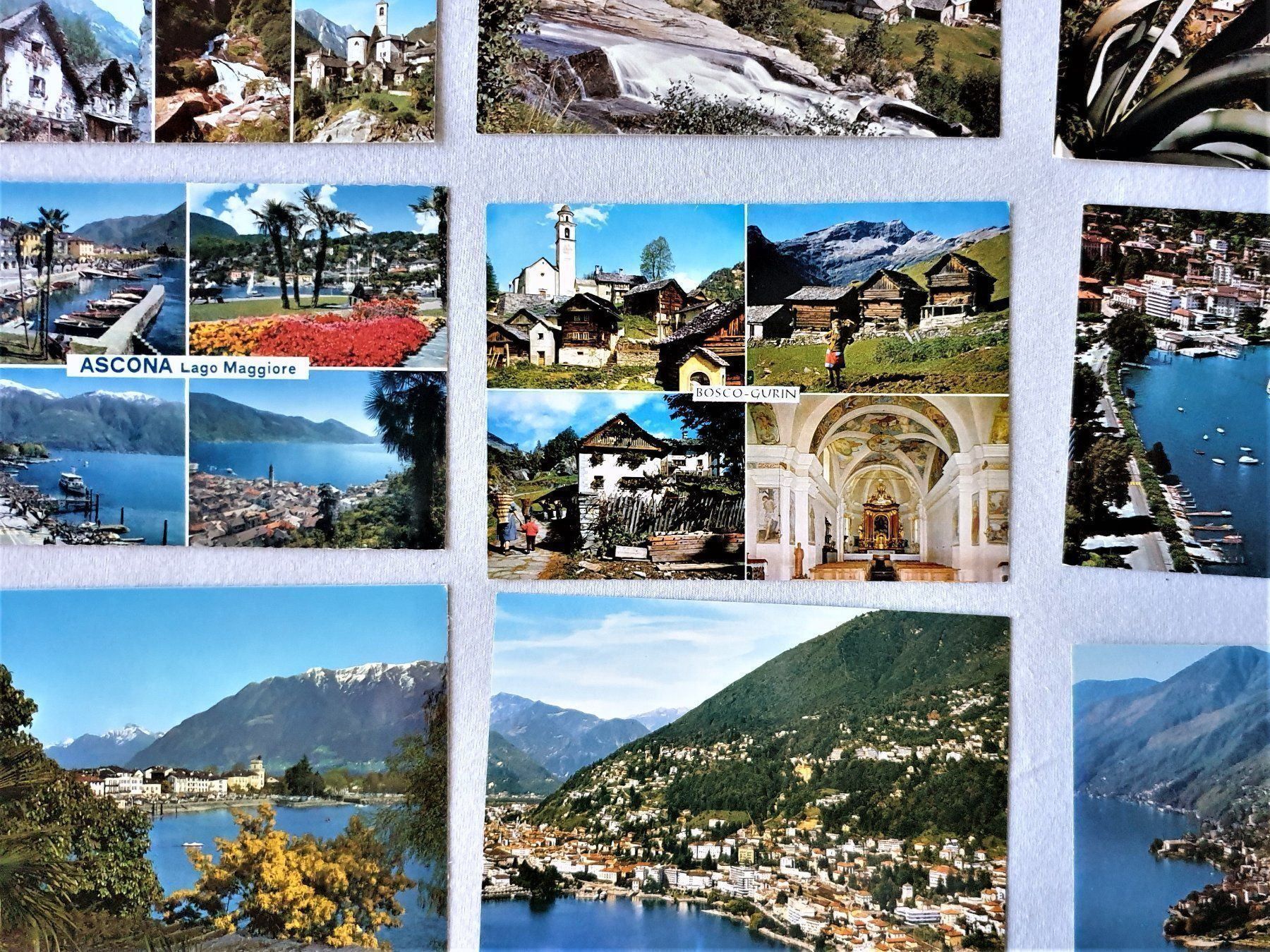 Ansichtskarten: (166)   18 Postkarten vom Kanton Tessin – Gebraucht aus Schwarzhäusern von Inot3 8