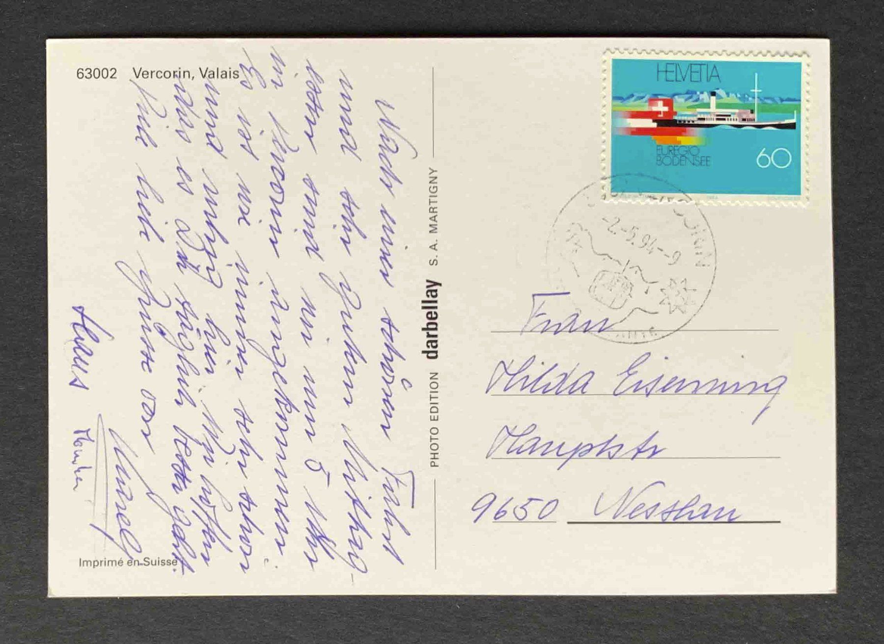 Cartes postales: AK Vercorin Valais – D'occasion à Goldau par artelier1 1